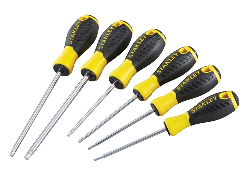 Stanley Tools Essential Screwdriver Set of 6 TX Industrial Ancillaries